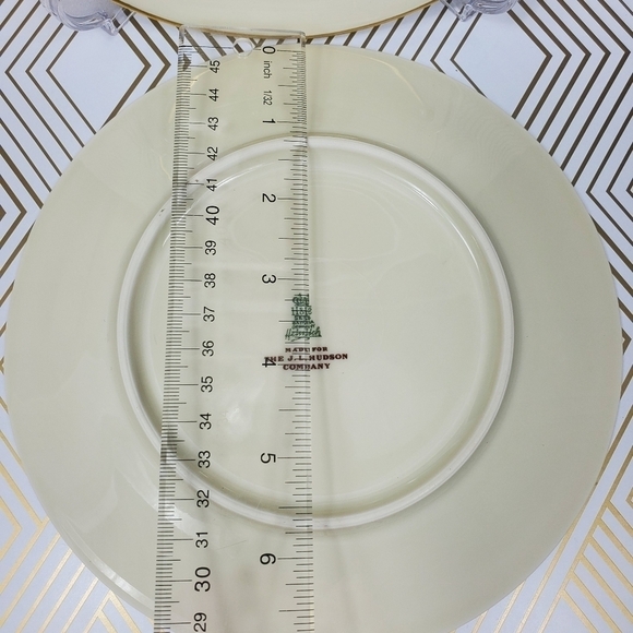 9‎ Pieces Heinrich Anmut Selb Bavaria Germany Ivory Body Supreme Gold Tea Set. - Picture 8 of 12